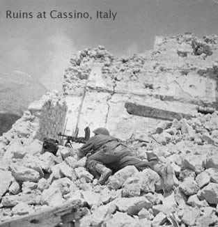 Ruins at Cassino Italy